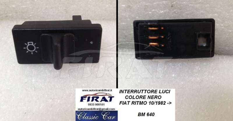 INTERRUTTORE LUCI FIAT RITMO 1982 (640)